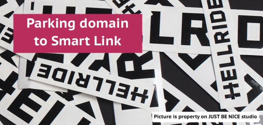 Parking domain to Smartlink