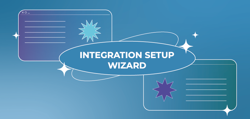 Integration setup wizard